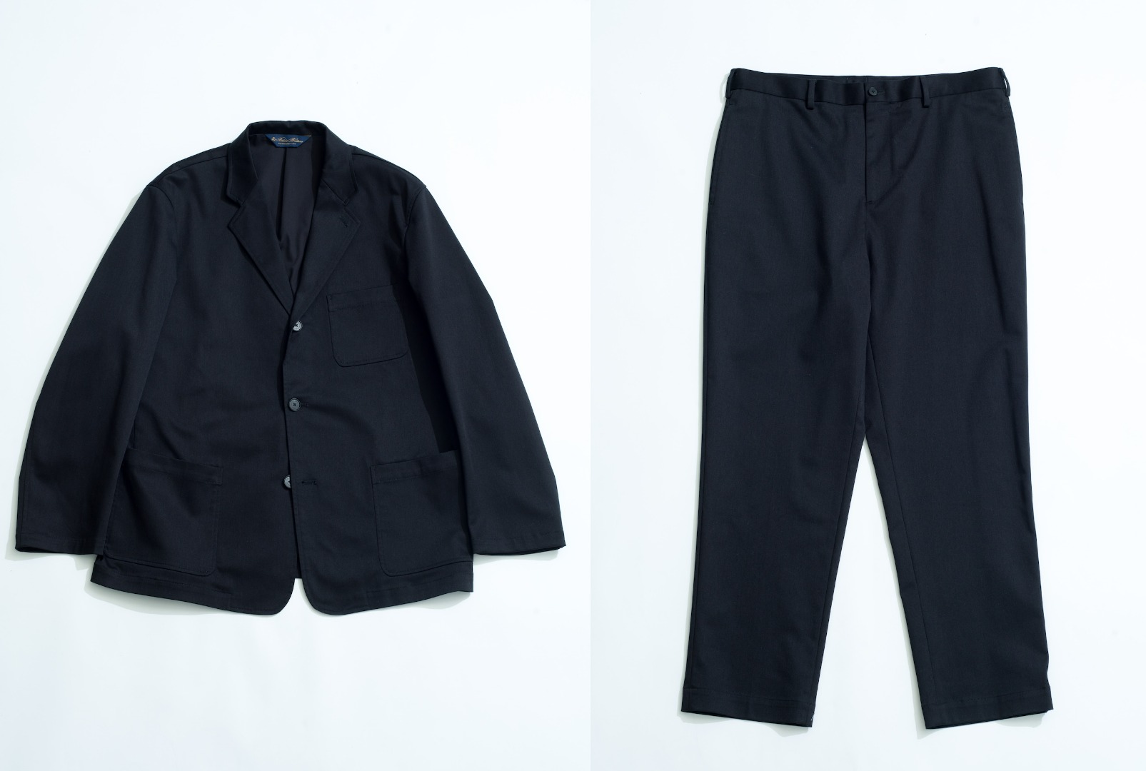 Stretch Twill Jacket & Stretch Twill Pants BLACK