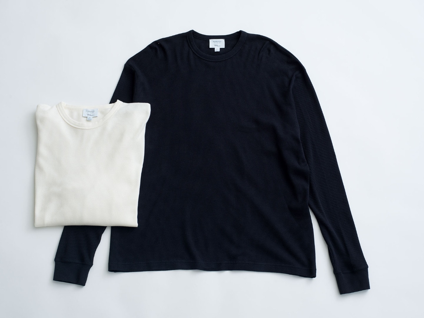 SUNSPEL for Ron Herman Supima Waffle Long Sleeve Tee