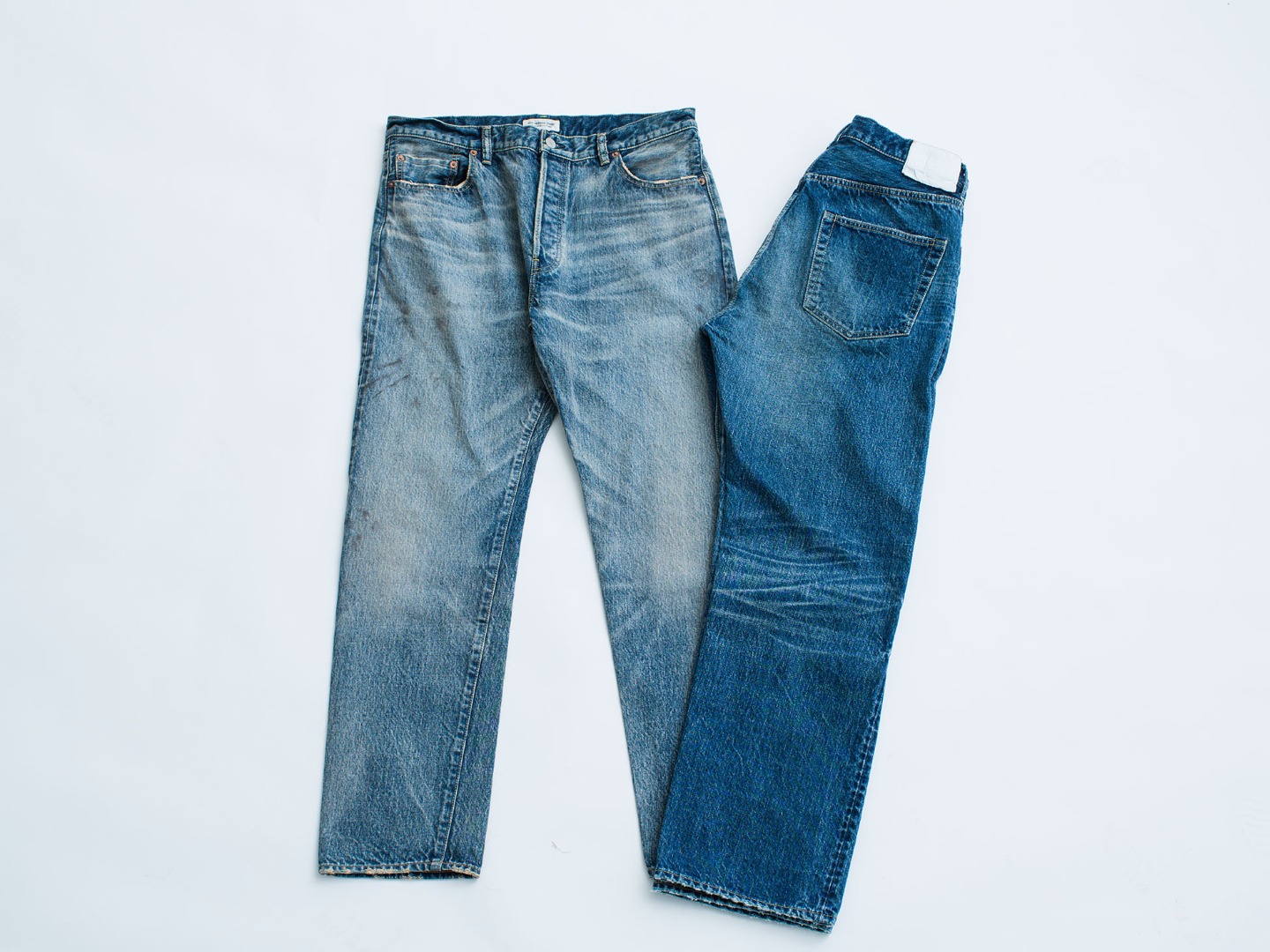 Sustainable Denim Straight Pants / Sustainable Denim Slim Straight Pants