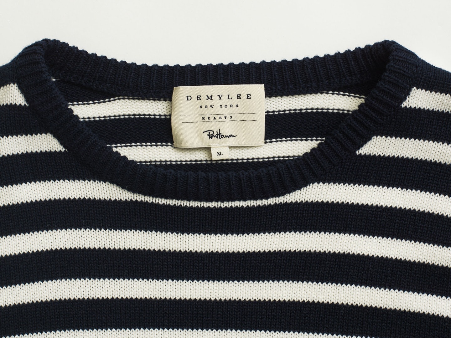 Solid Cotton Knit Pullover その1