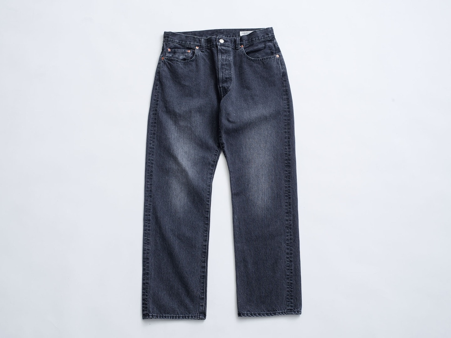 Black Slim Straight Denim