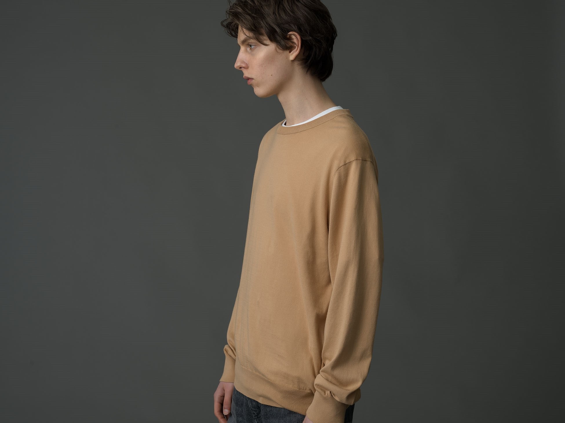 Supima cotton Crew sweater