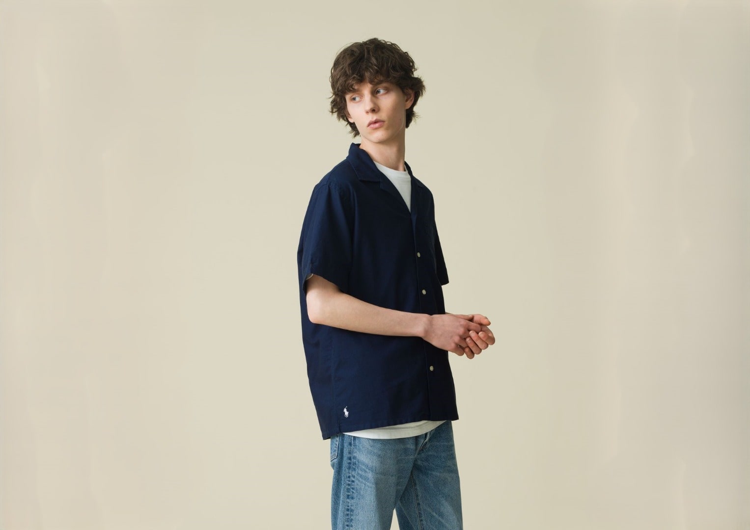 POLO RALPH LAUREN for Ron Herman Oxford Camp Shirt 4.26(Sat