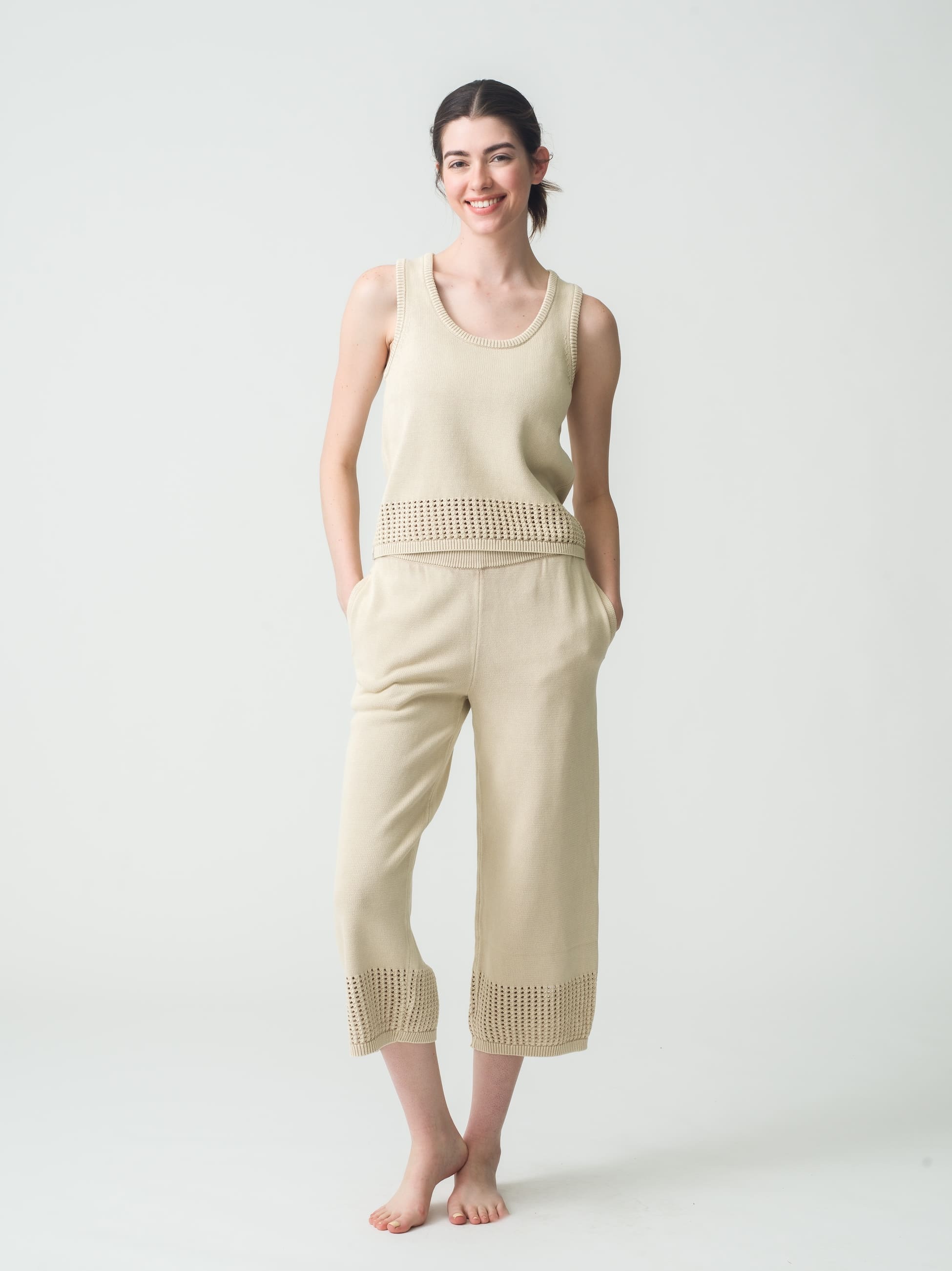 メッシュ パンツ サンブリーチ