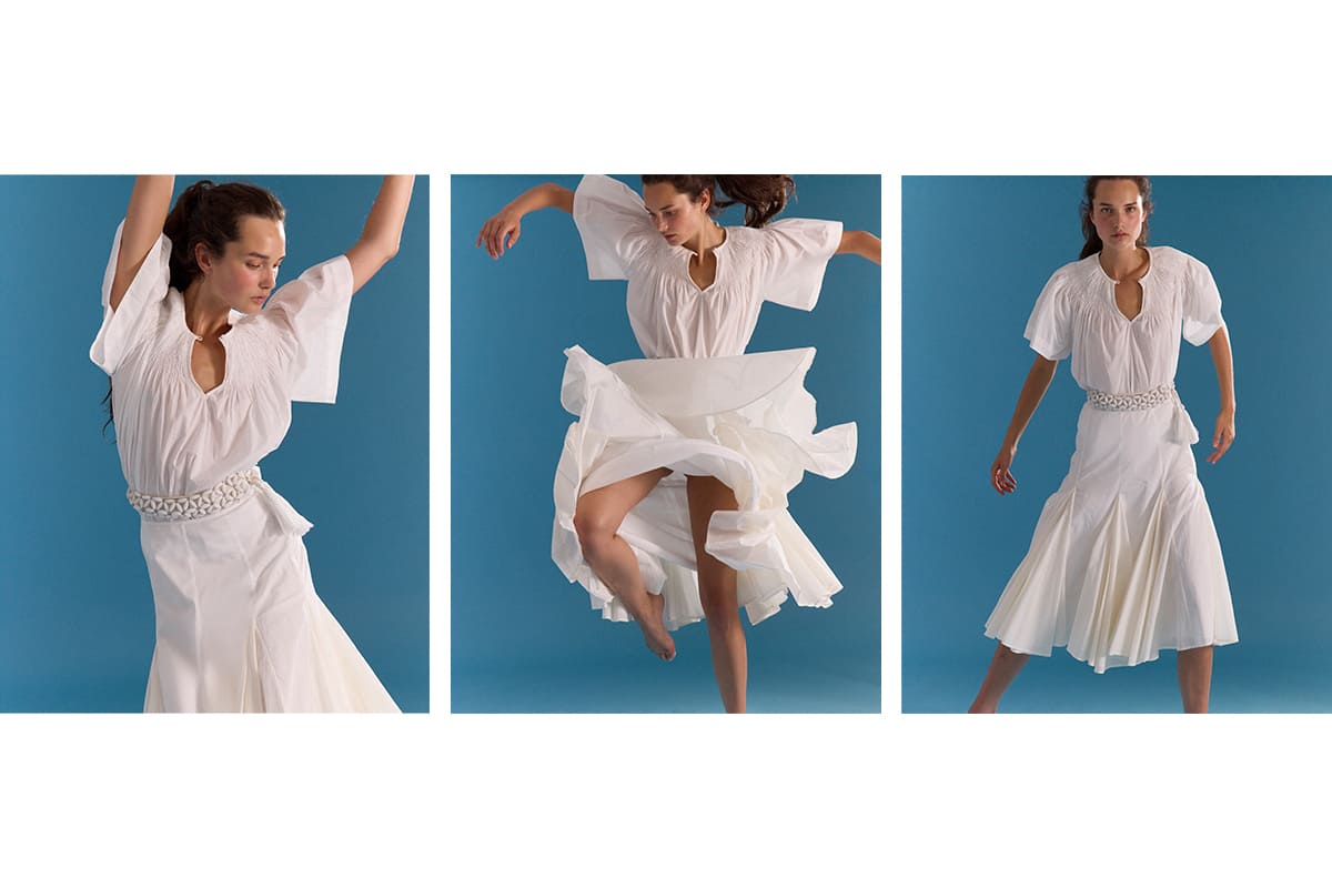 MAVIS BLOUSE/ISADORA SKIRT