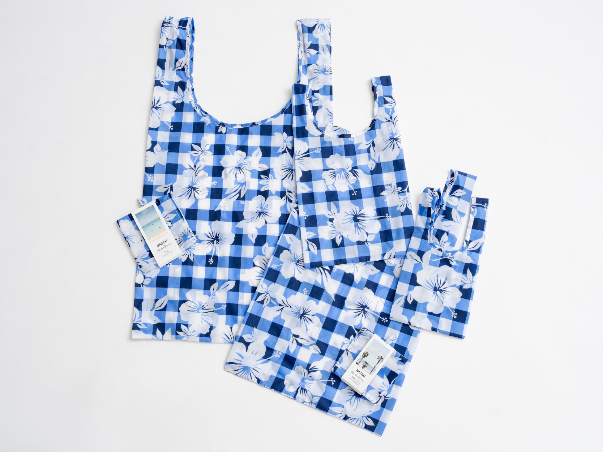 BAGGU for Ron Herman (HIBISCUS×CHECK)