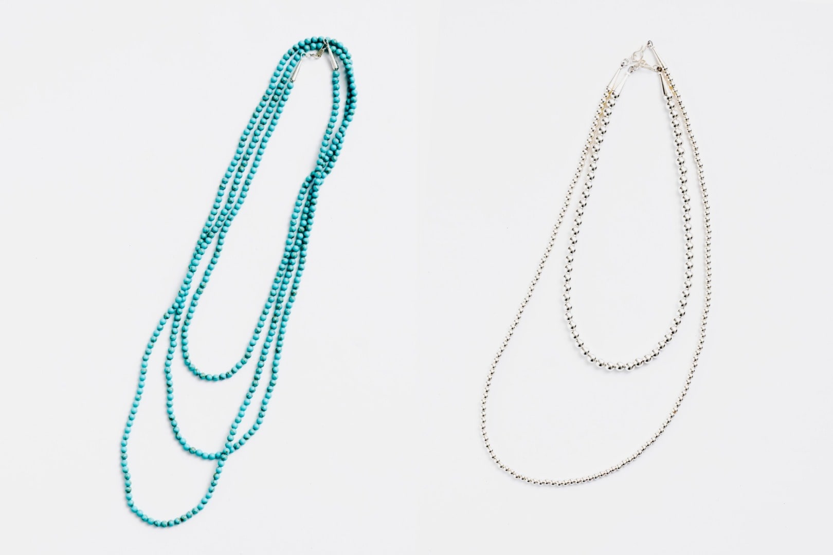 Turquoise Necklace/Silver Necklace/