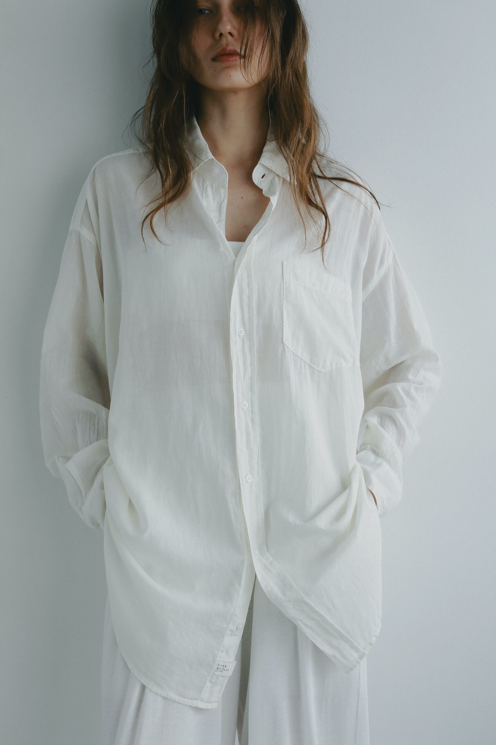 「MACKENGY GARMENT DYE」white 1