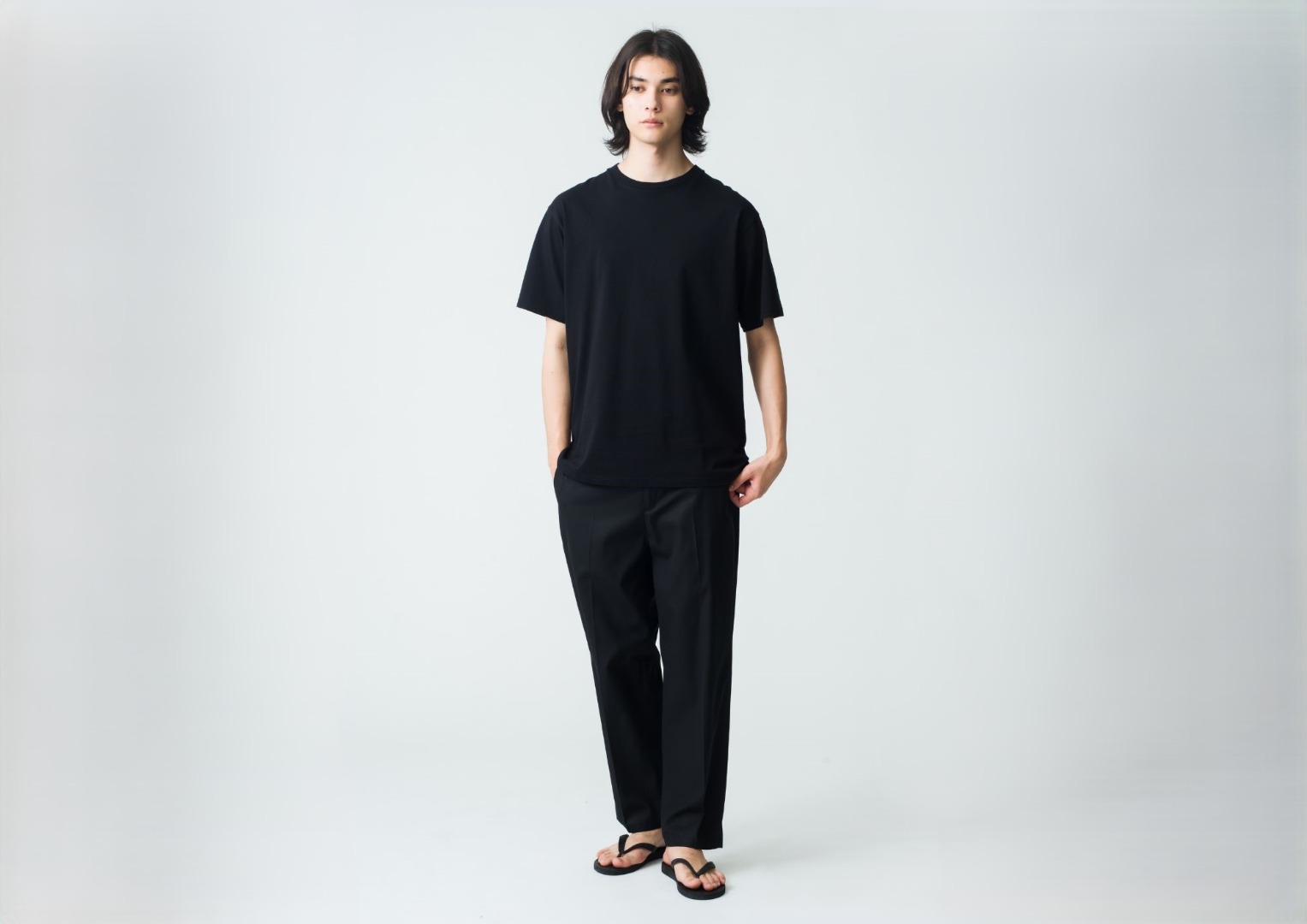 Clear Gabardine Pants