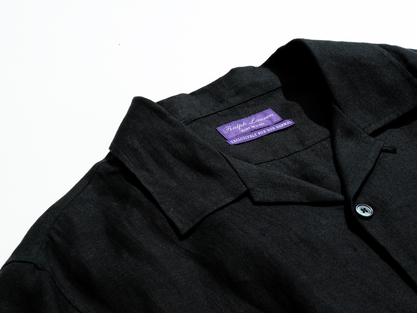 RALPH LAUREN PURPLE LABEL for Ron Herman Linen Camp Shirts