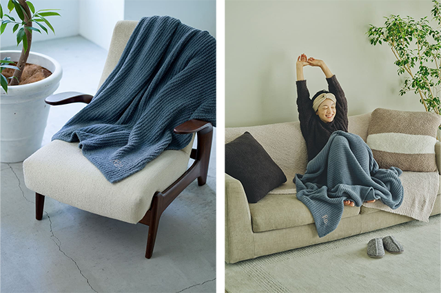 BAREFOOT DREAMS × MIYAKO TAKAYAMA COLLABORATION BLANKET