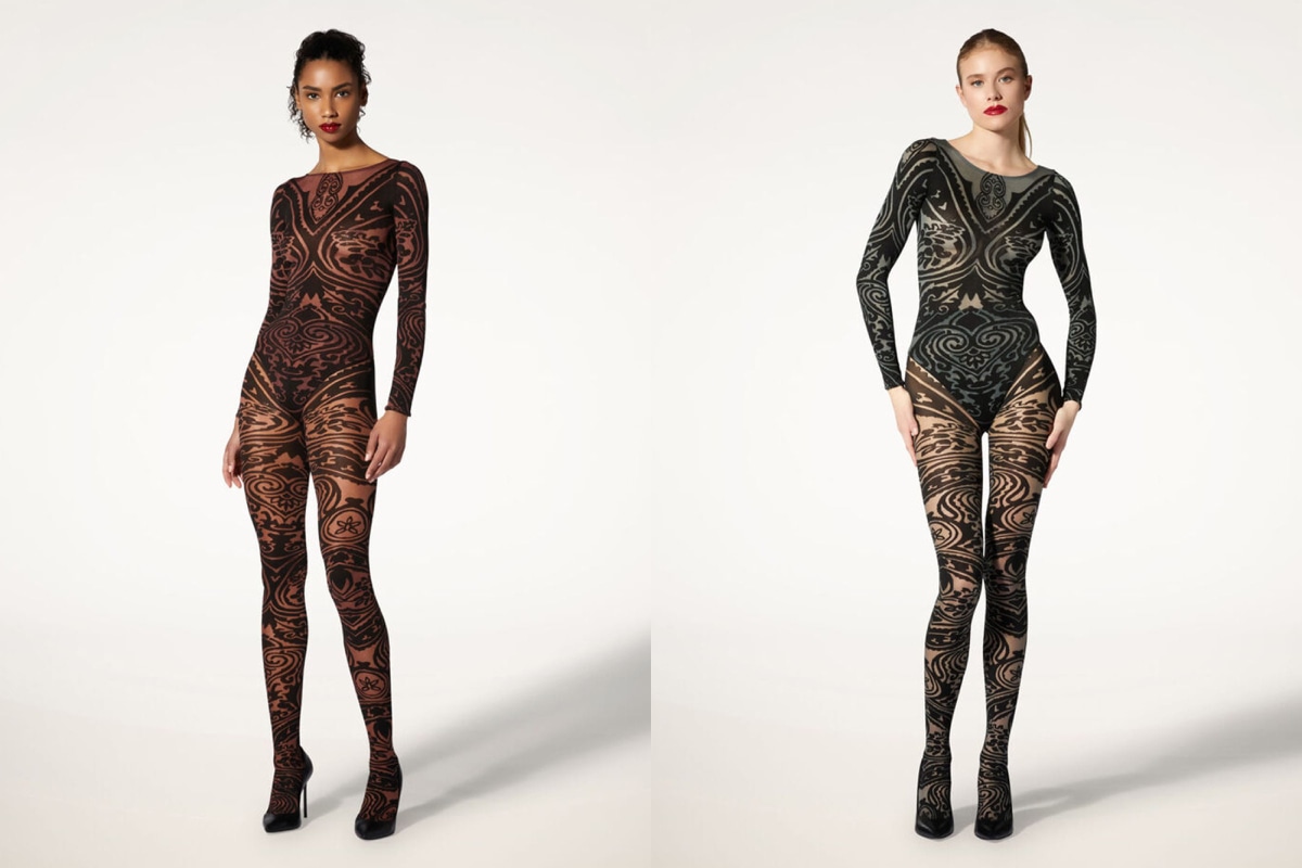 【Etro x Wolford】Body Tattoo Tights/17620-12