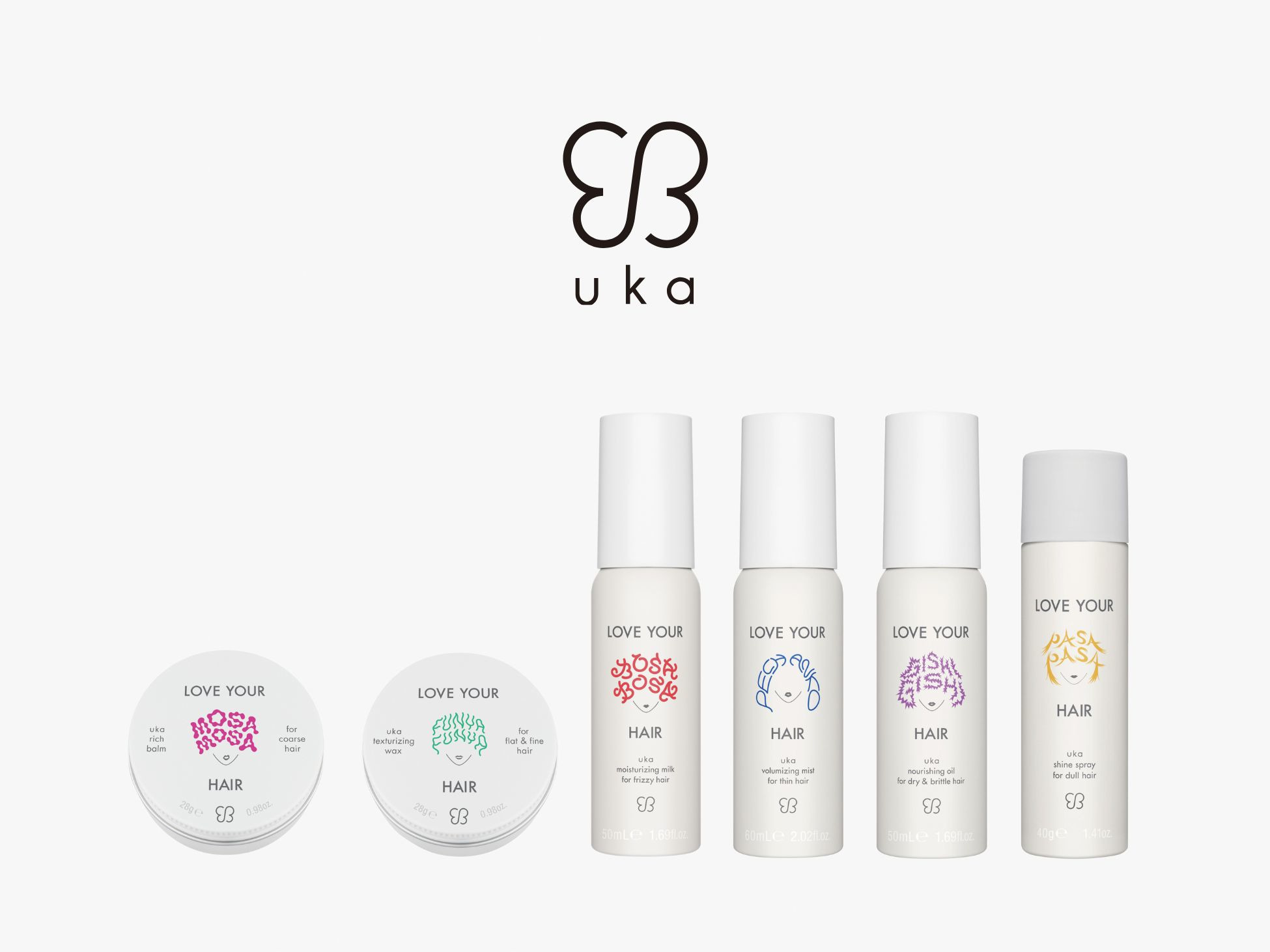 uka LOVE YOUR HAIR STYLING SERIES