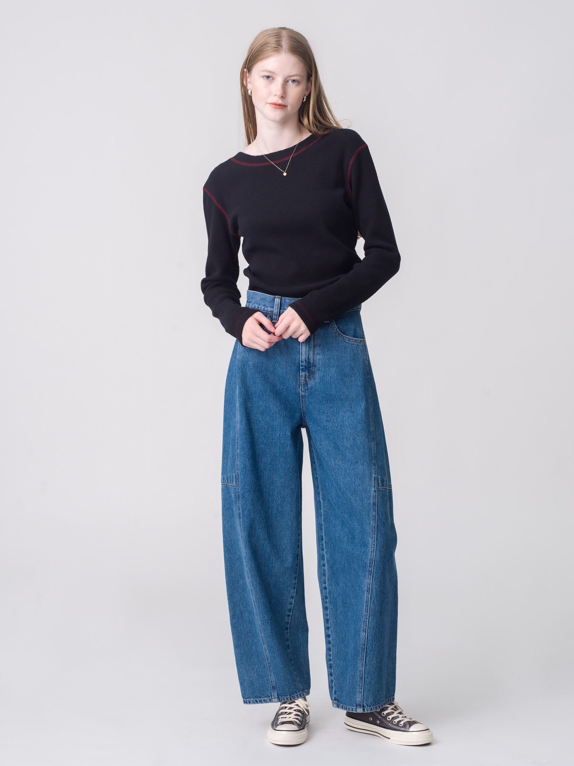 Curvy Denim Pants