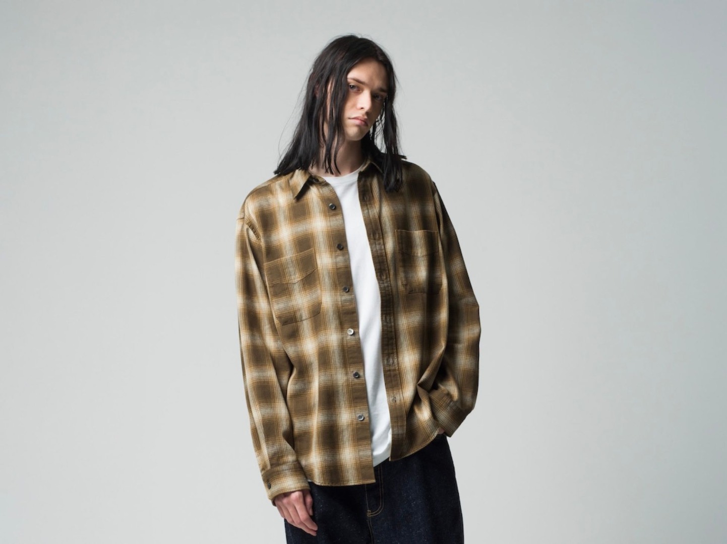 Ron Herman California Dobby Cloth Check Shirt New Arrival
