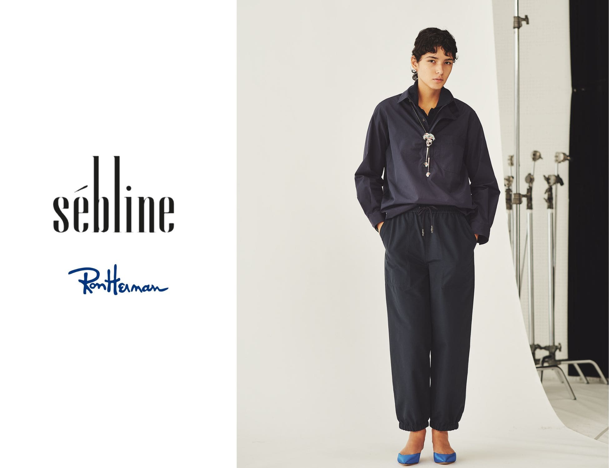 Sebline for Ron Herman Combat Polo Shirt