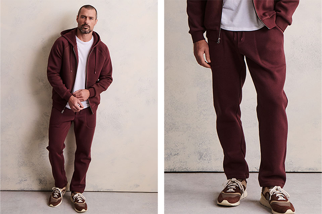 メンズ トラック パンツ フリース