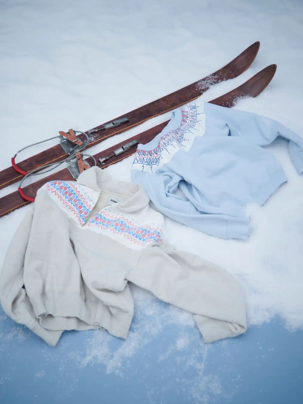 Snowflake Sweat Shirt＆ Snowflake Half Zip Sweat Shirt_1