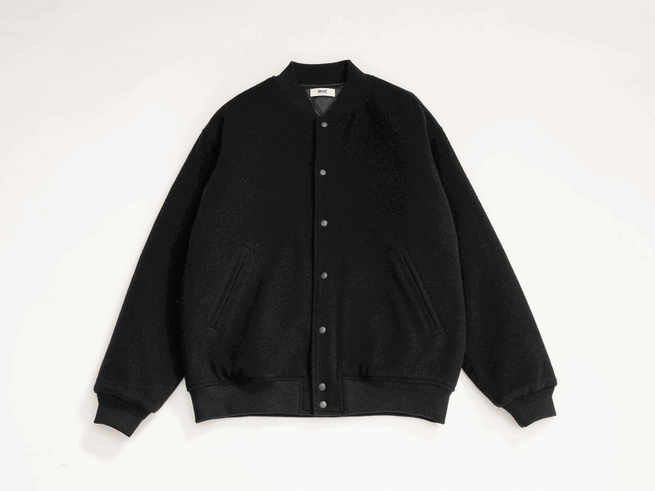 Wool Melton Stadium Jacket
