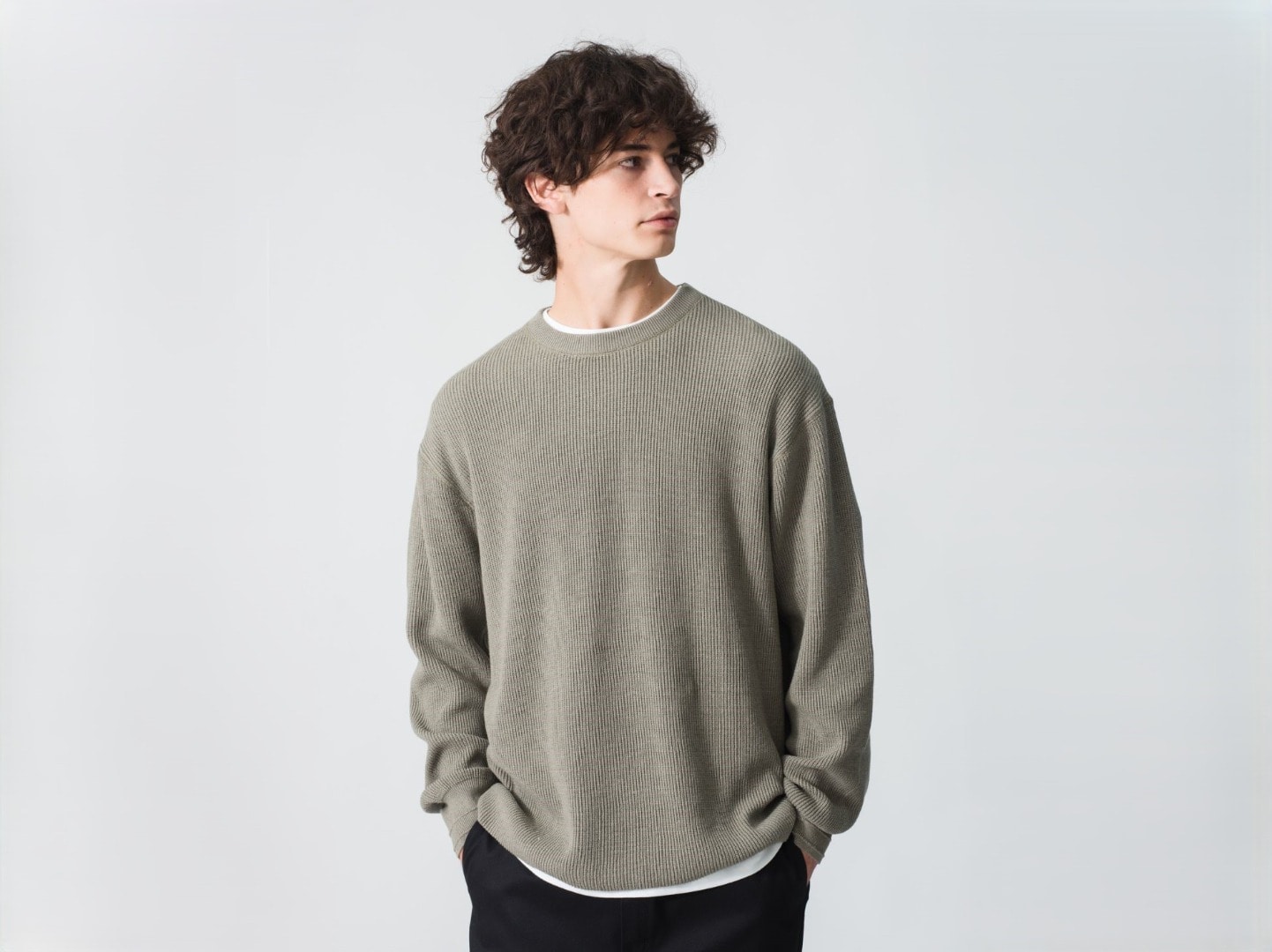 Sally Fox Waffle Crew_Sally Fox Knit Series New Arrival_2