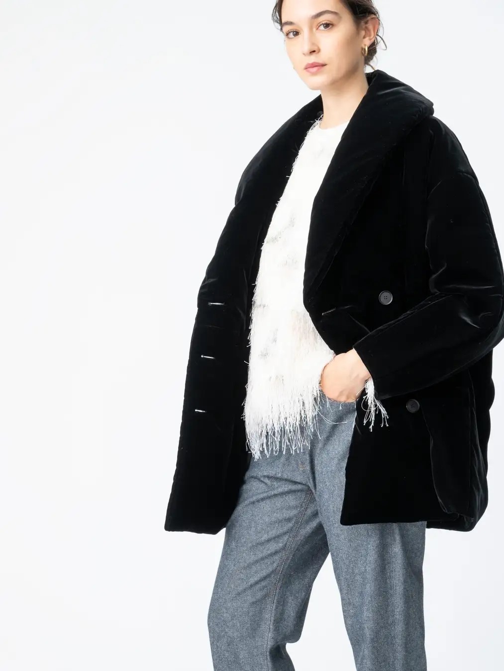 Lucas Coat in Velvet