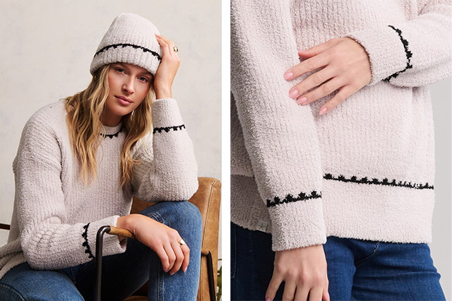 リブプルオーバー ブランケットステッチ コージーシック_＜MENS・WOMENS新作＞今の気分にちょうどいいアイテム_7