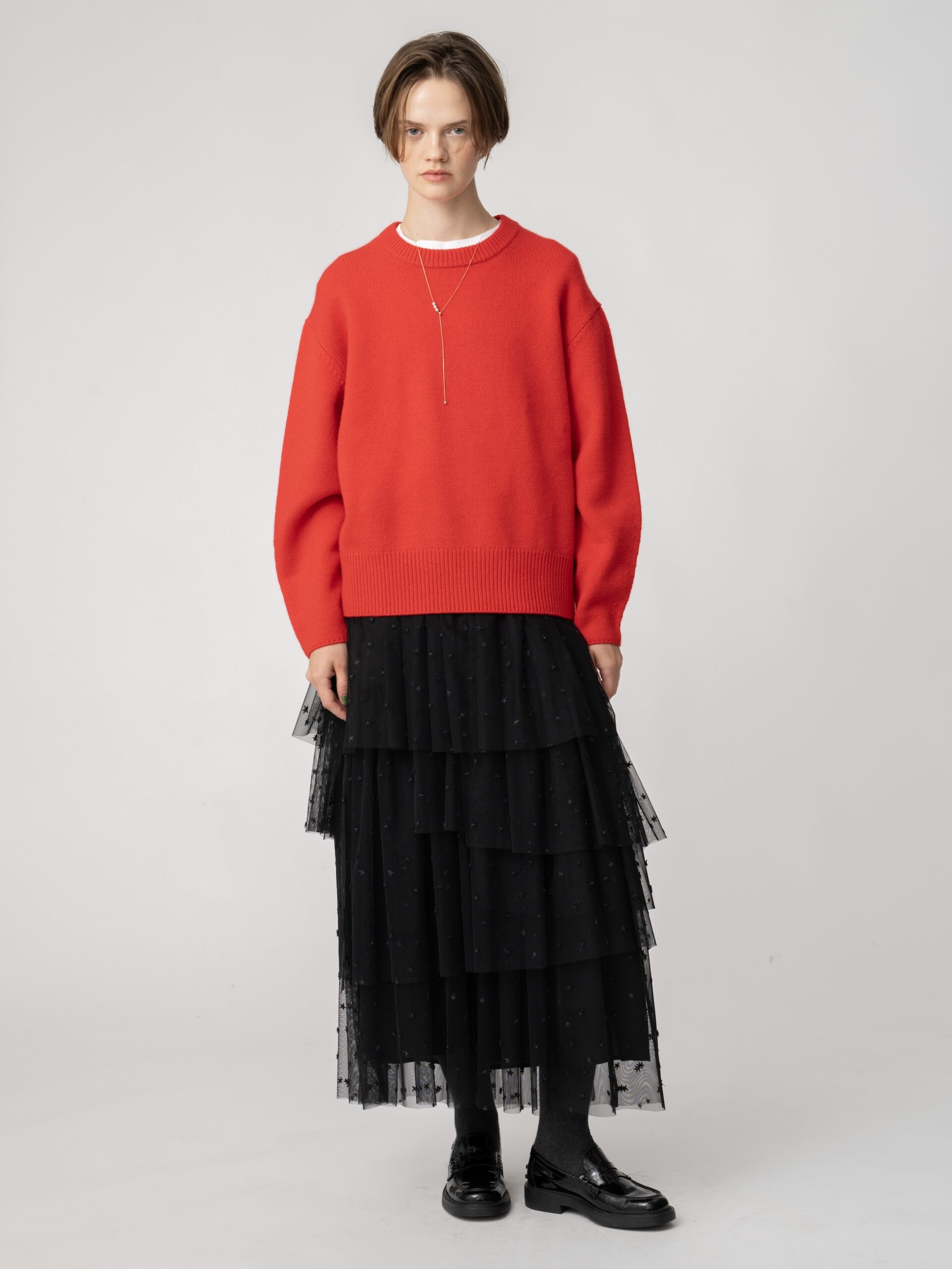 ウールカシミアミドルゲージニットプルオーバー_エブールとの2025FW別注コレクションの第二弾が11月1日(土)と11月15日(土)の2日間、ロンハーマン各店とオンラインストアにて登場。_6