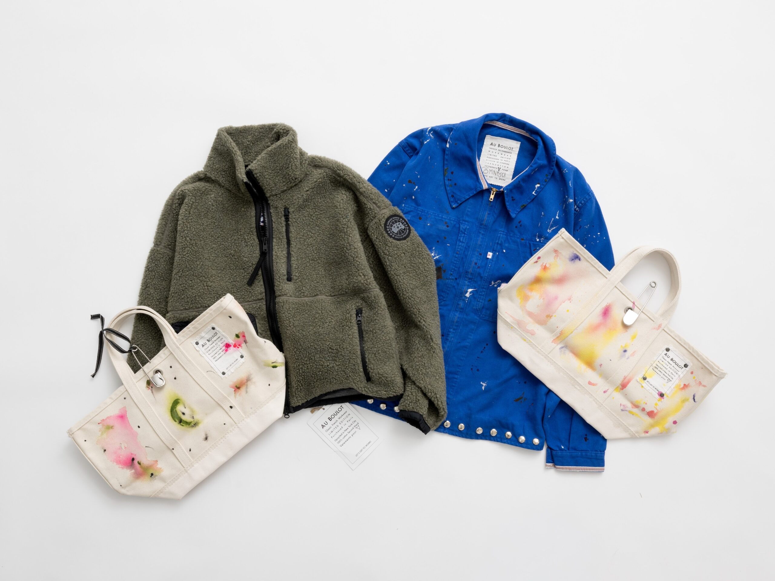 CANADA GOOSE Simcoe Fleece Jacket Black Label / AU BOULOT Jacket ＆ Bag