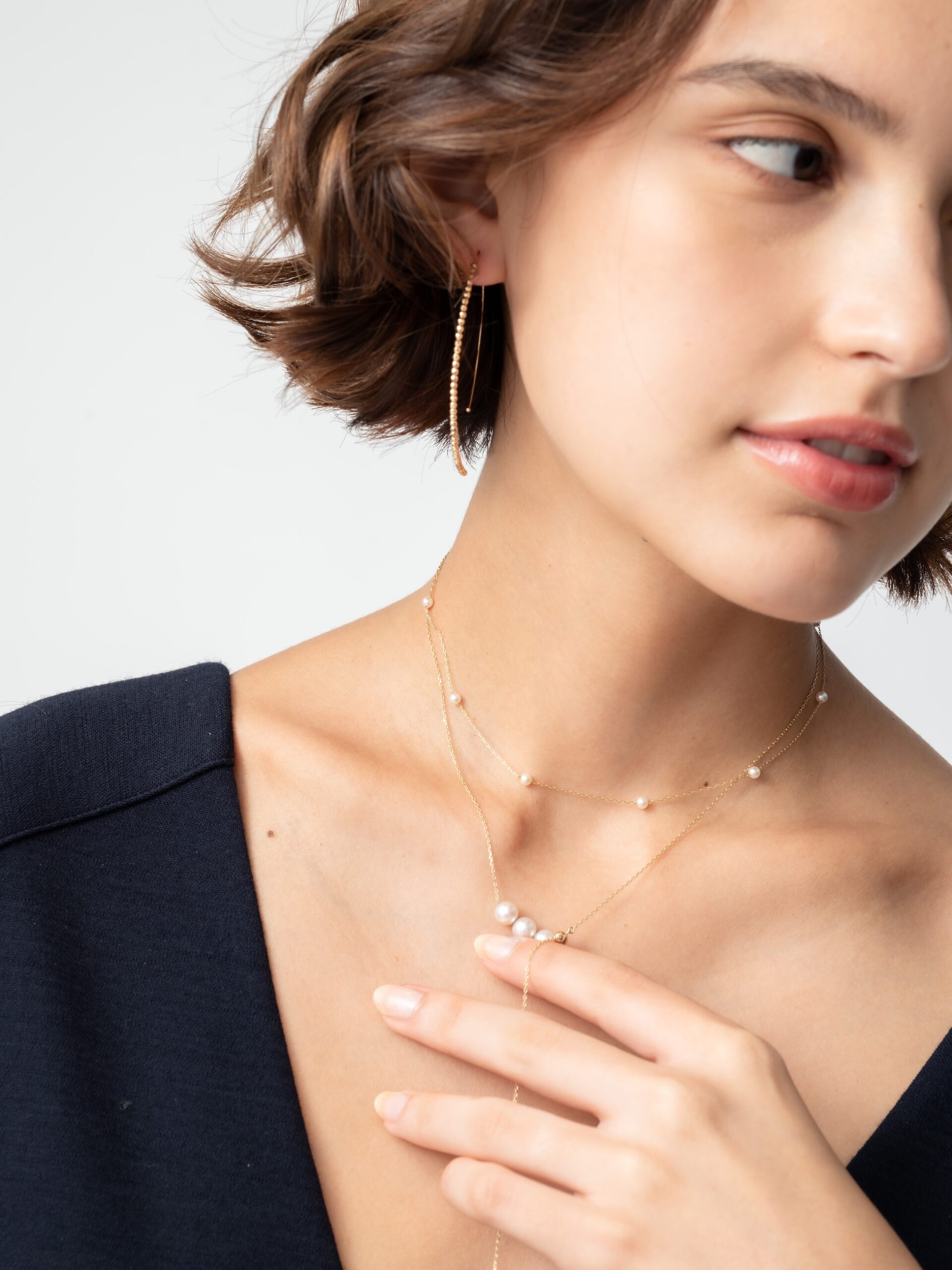 SEA OF BEAUTY：バナナフープピアス