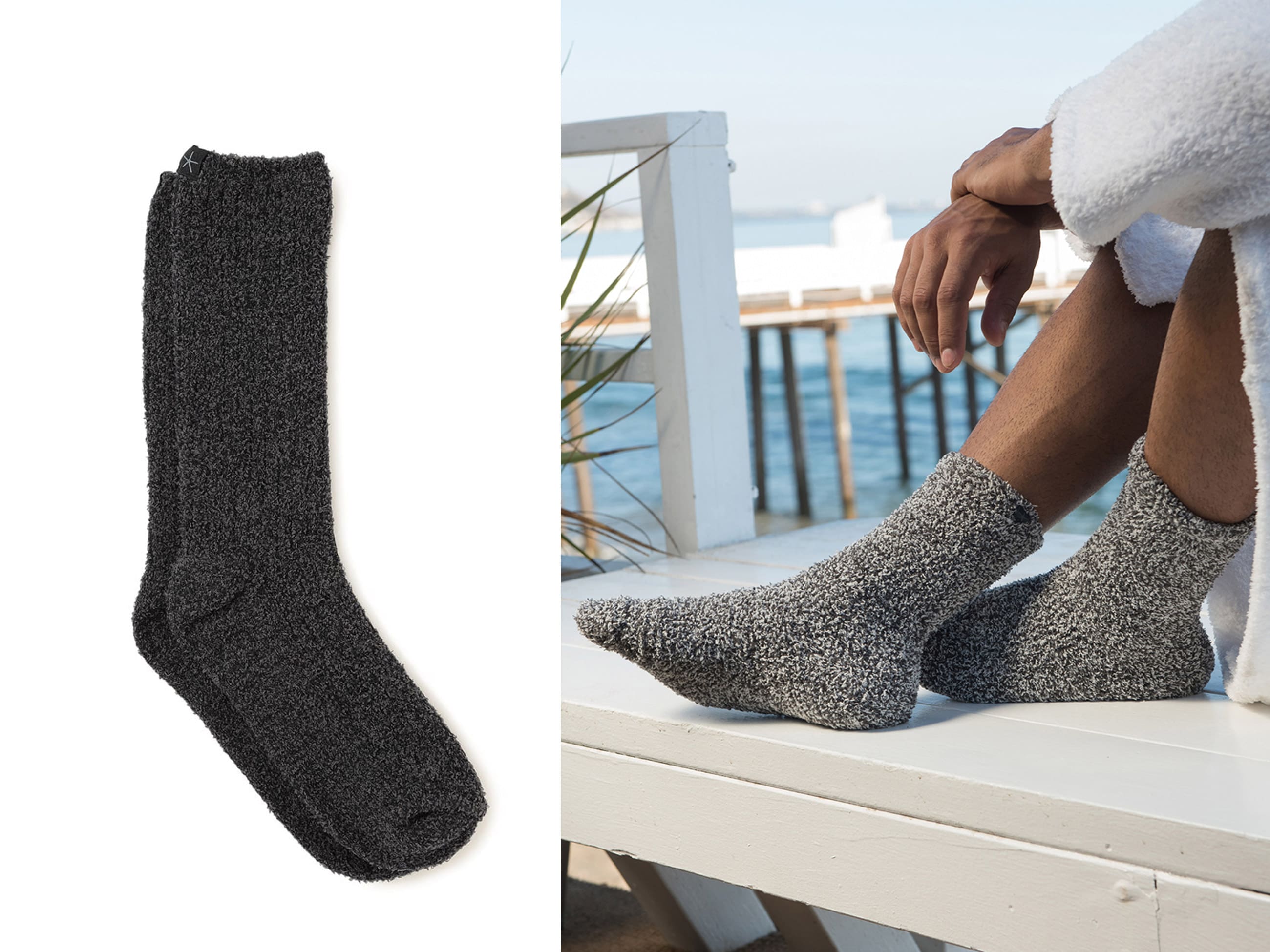 メンズ リブソックス コージーシック/メンズ ヘザー ソックス コージーシック