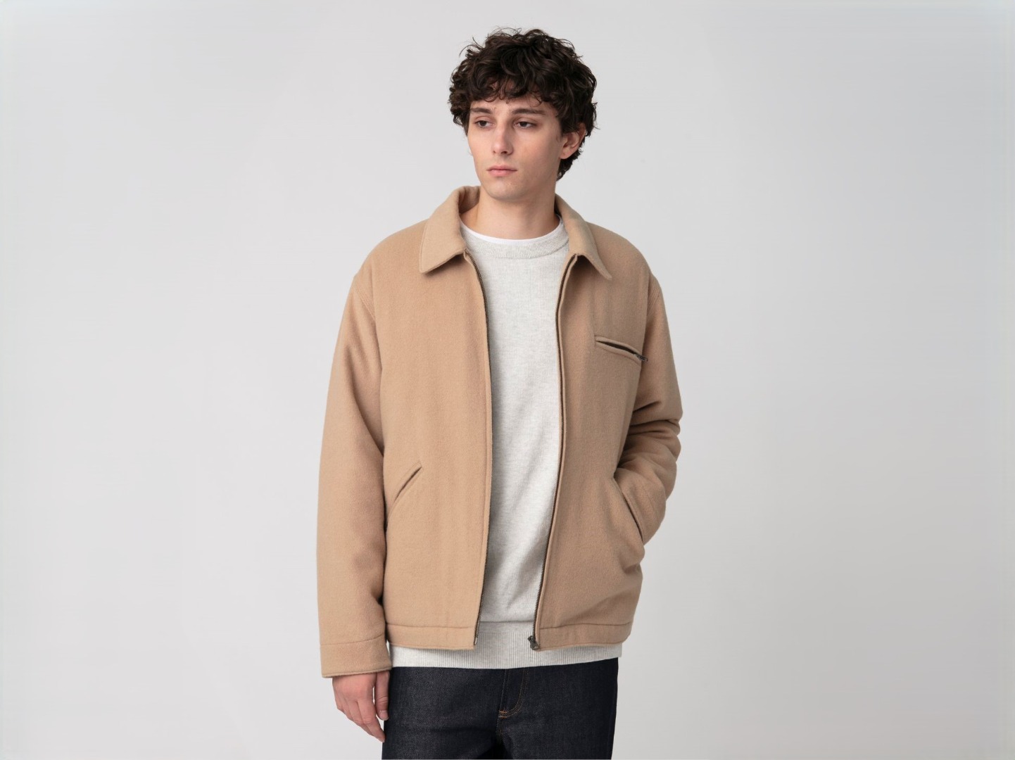 Recycled Wool Work Jacket_Ron Herman California Recycled Wool Series New Arrival_2