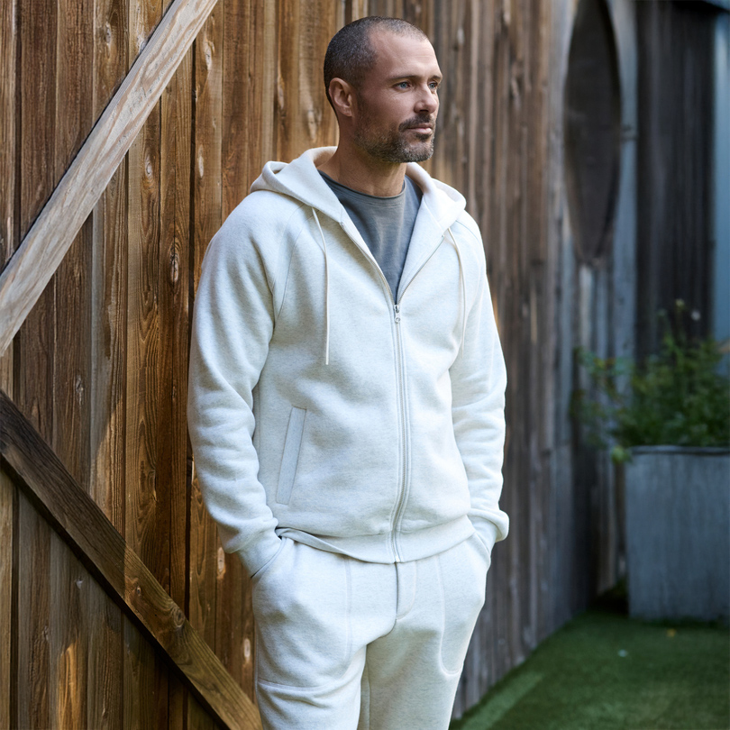 メンズ ジップアップフーディー