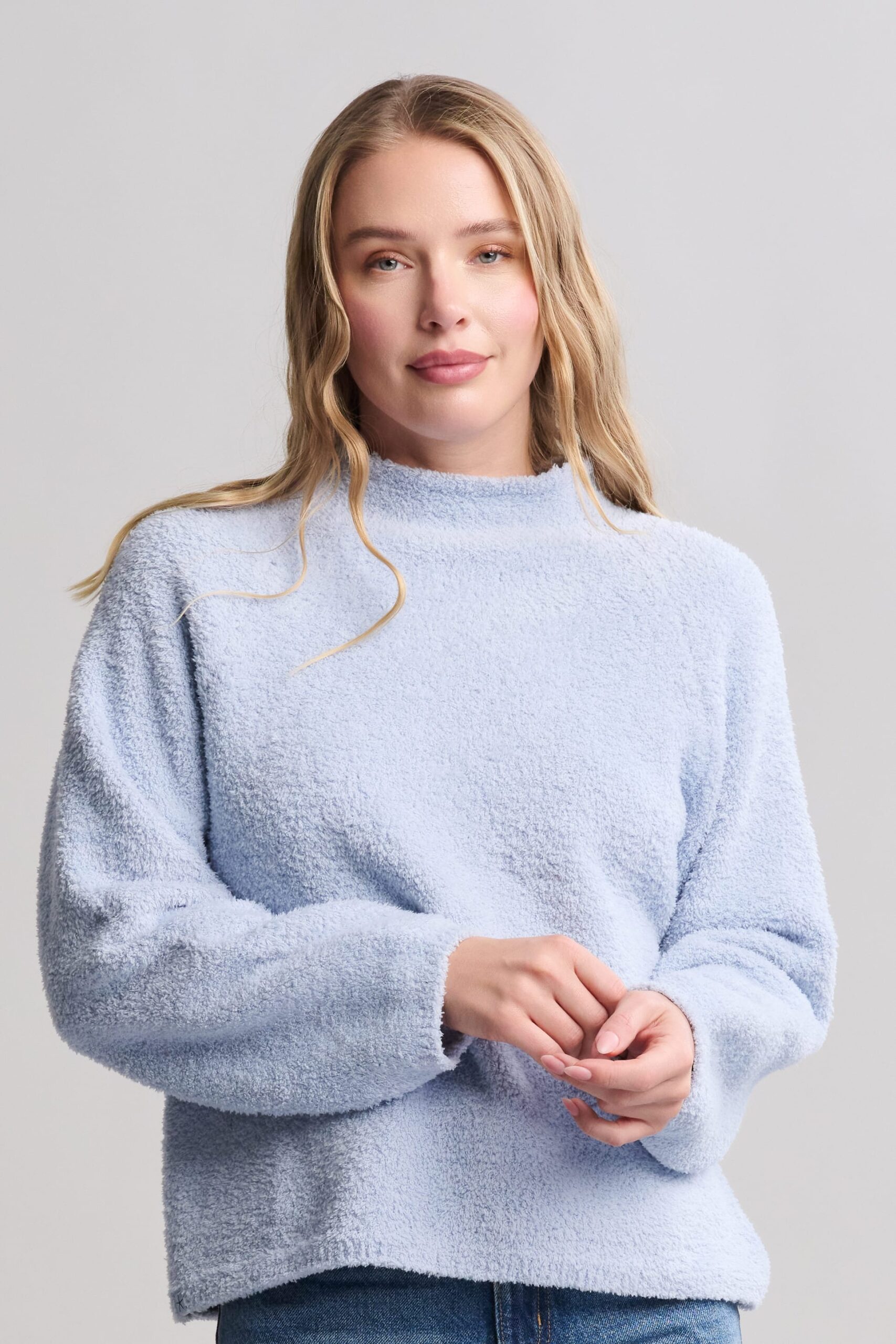 モックネック ラグラン プルオーバー