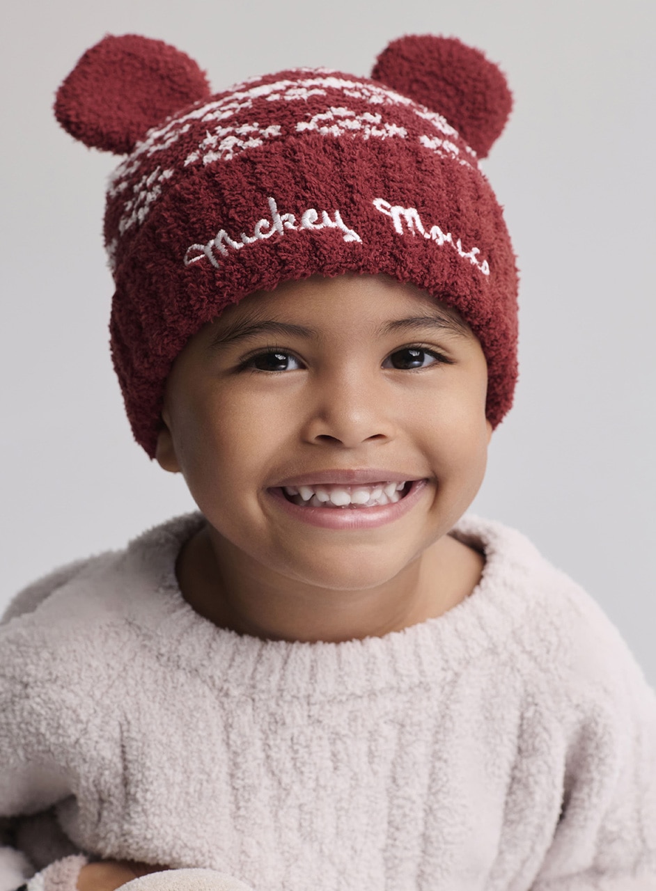 ディズニートドラー ミッキー フェアアイル ビーニー コージーシック ¥9,900(税込)