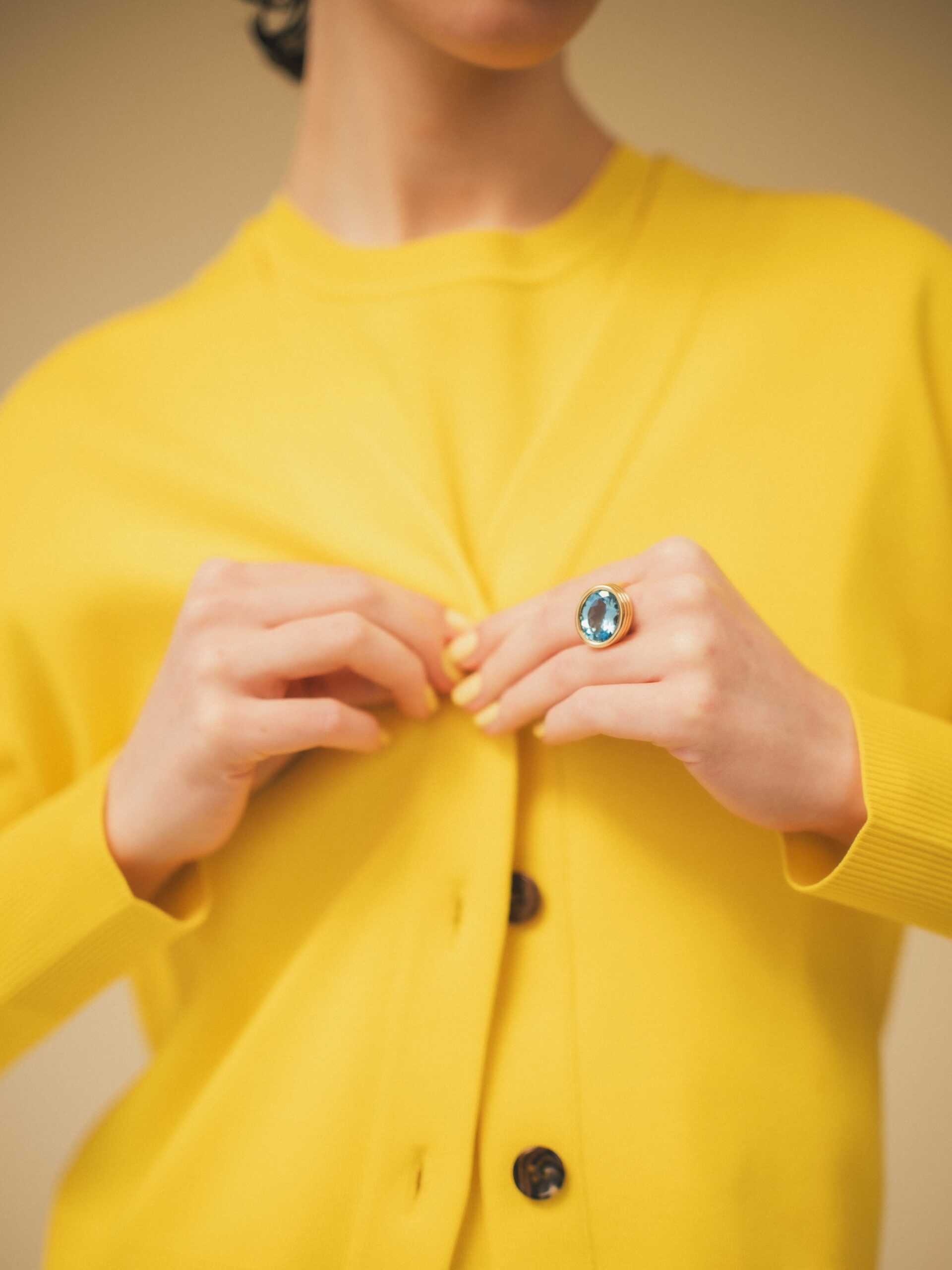 【ebure for Ron Herman】Silk Cotton Short Sleeve Tee_Silk Cotton Cardigan_2026 Pre Spring & Summer Collection New Release_11