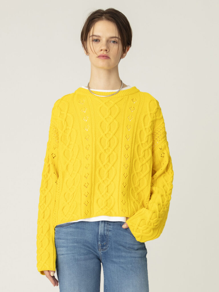 【Ron Herman】Heart Cable Sweater_2026 Pre Spring & Summer Collection New Release_15