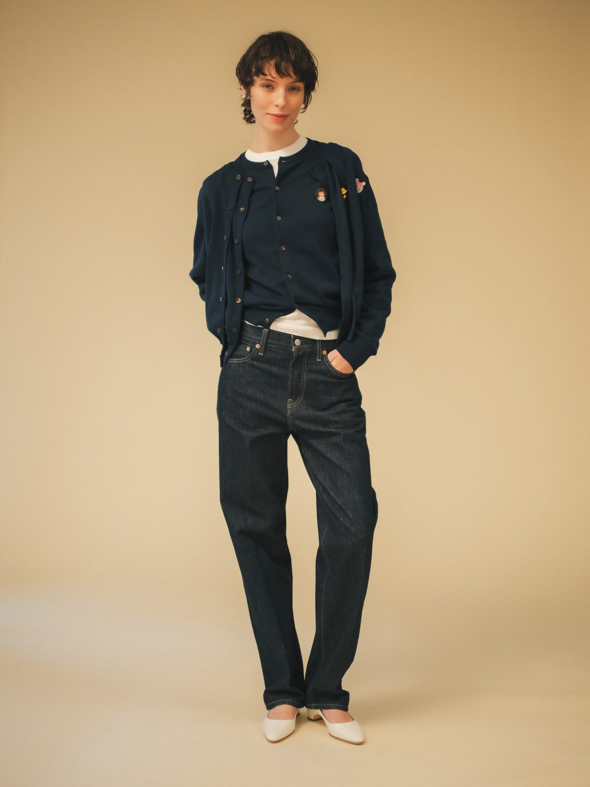 【pillings × にこにこ、ぷん】Collaboration Cotton Cardigan_2026 Pre Spring & Summer Collection New Release_3