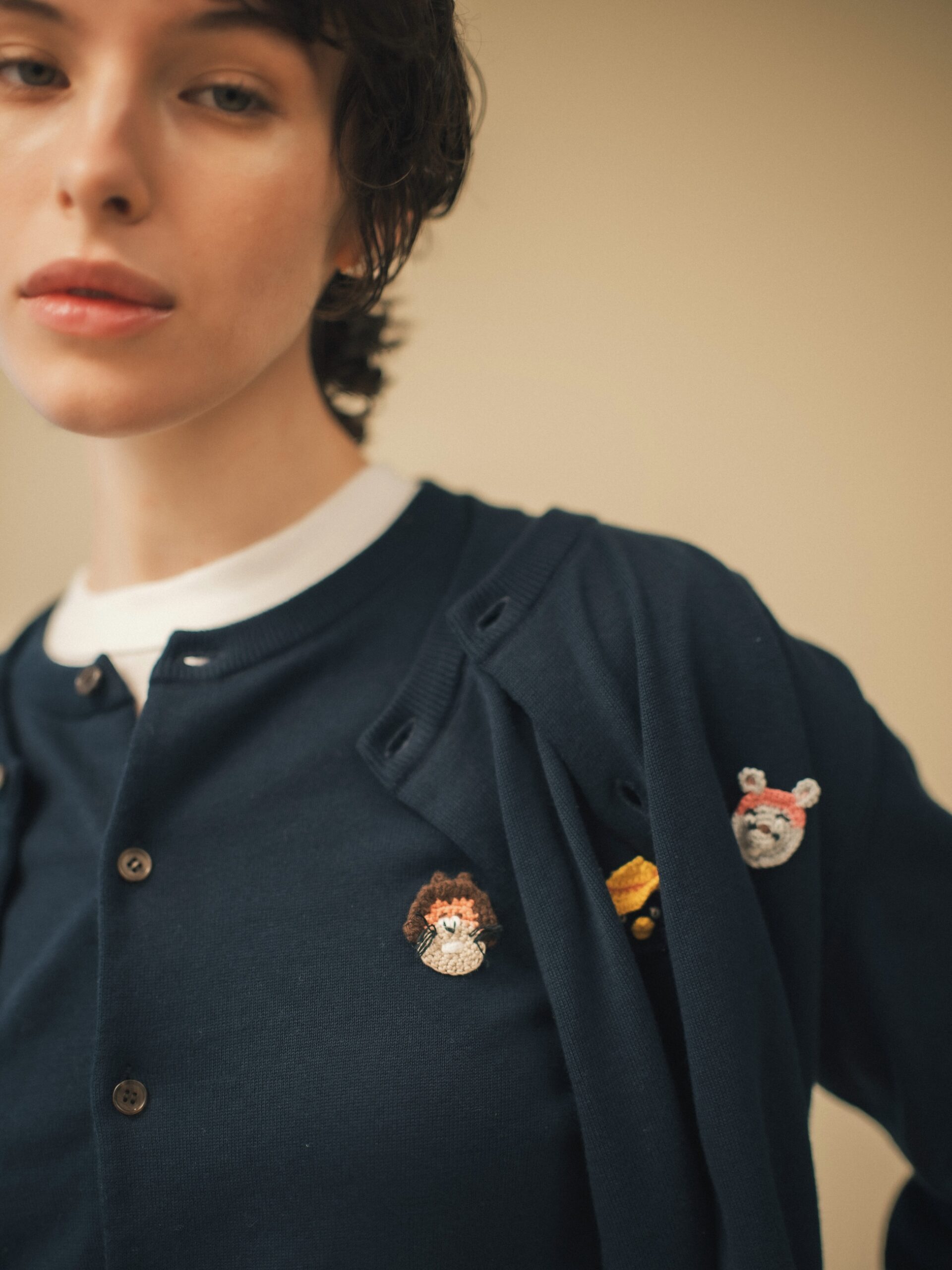 【pillings × にこにこ、ぷん】Collaboration Cotton Cardigan_2026 Pre Spring & Summer Collection New Release_4