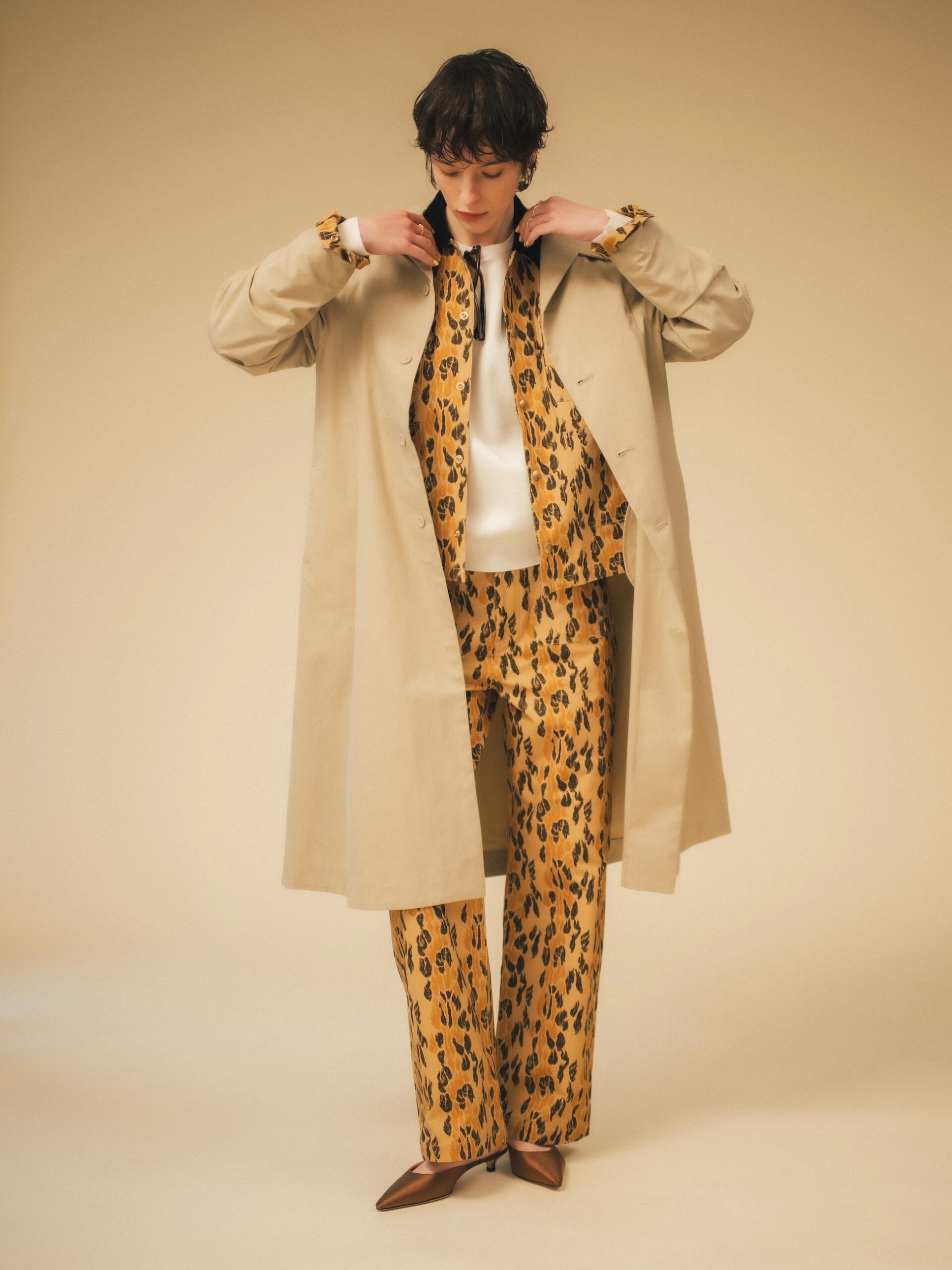 【mtmodelist】別注 Long Coat_【RH Vintage】Leopard Duck Coverall_Leopard Duck Pants_2026 Pre Spring & Summer Collection New Release_5