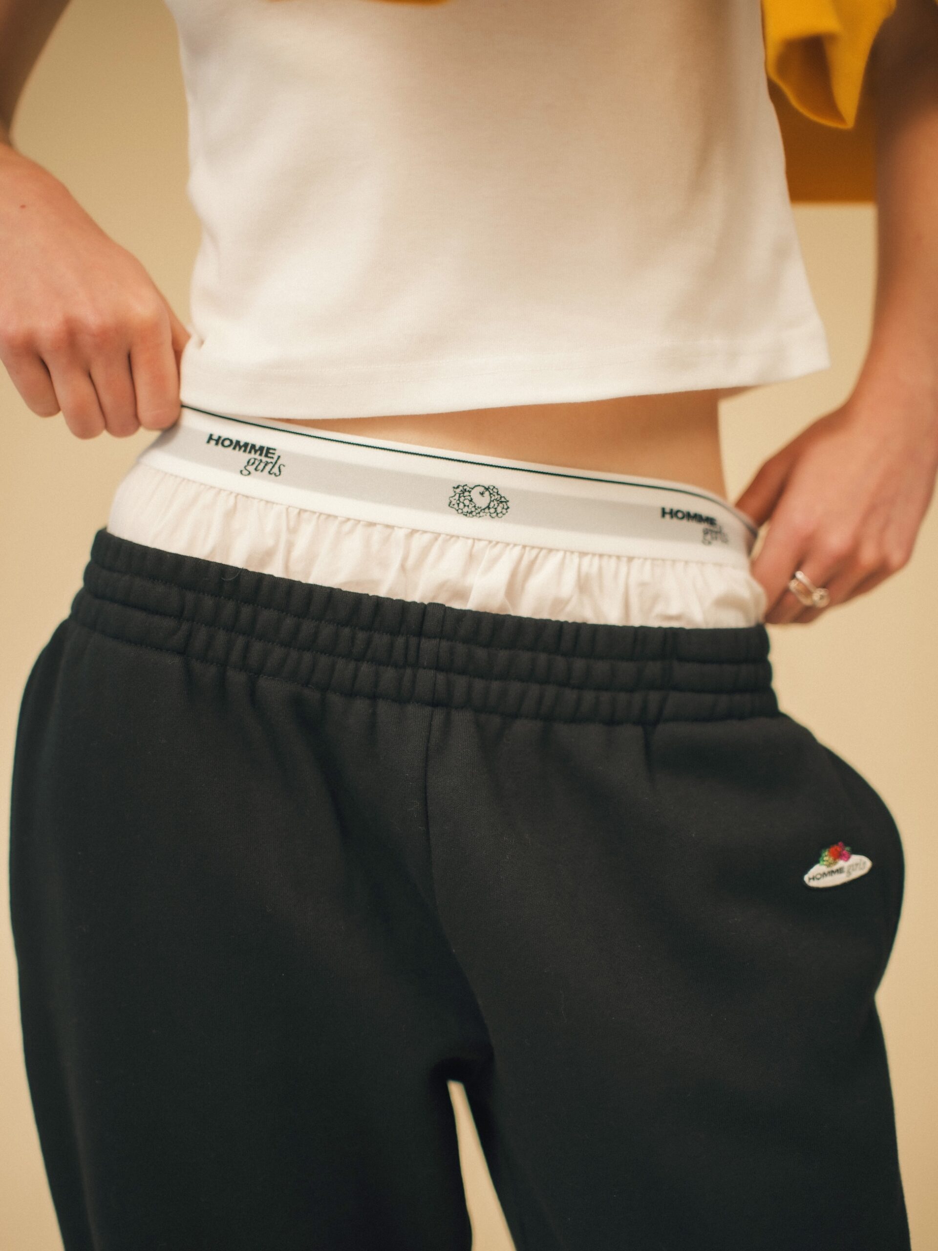 【HOMMEGIRLS × Fruit of the Loom】Crew Socks (3p)_Sports bra (3p)_Shorts (3p)_2026 Pre Spring & Summer Collection New Release_9