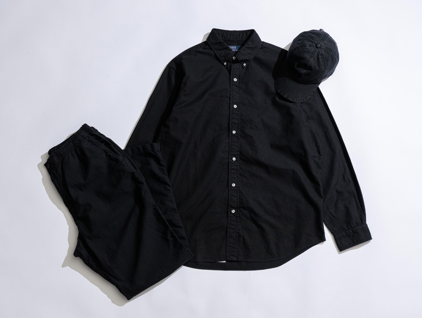 POLO RALPH LAUREN for Ron Herman Classic Sport Cap / Oxford Shirts / Oxford Long Pant