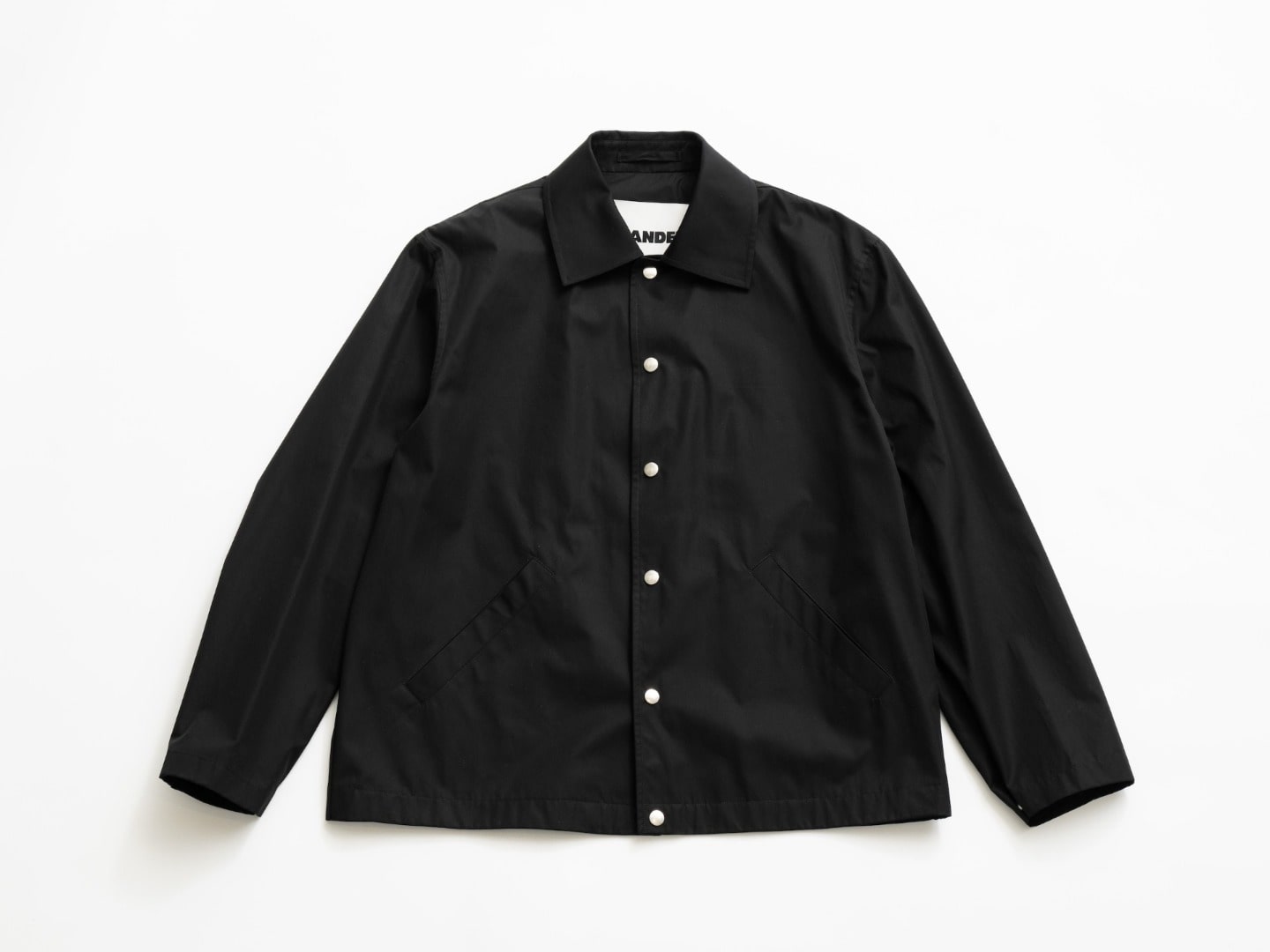 JIL SANDER for Ron Herman Black Logo Coach Jacket