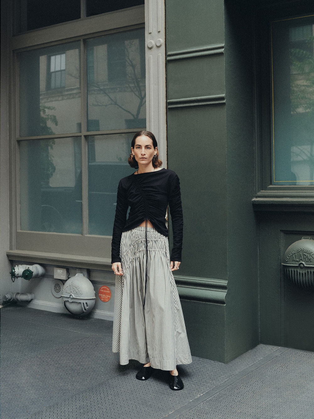 SABINE STRIPE SKIRT_PRE SPRING 2026 LOOKBOOK_3