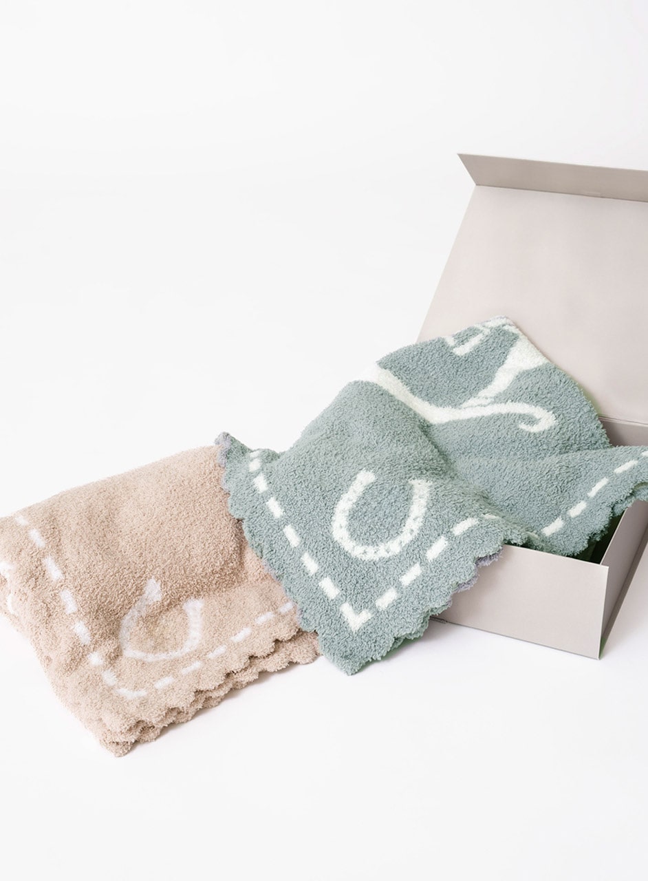 スカラップ レシービング ブランケット コージーシック