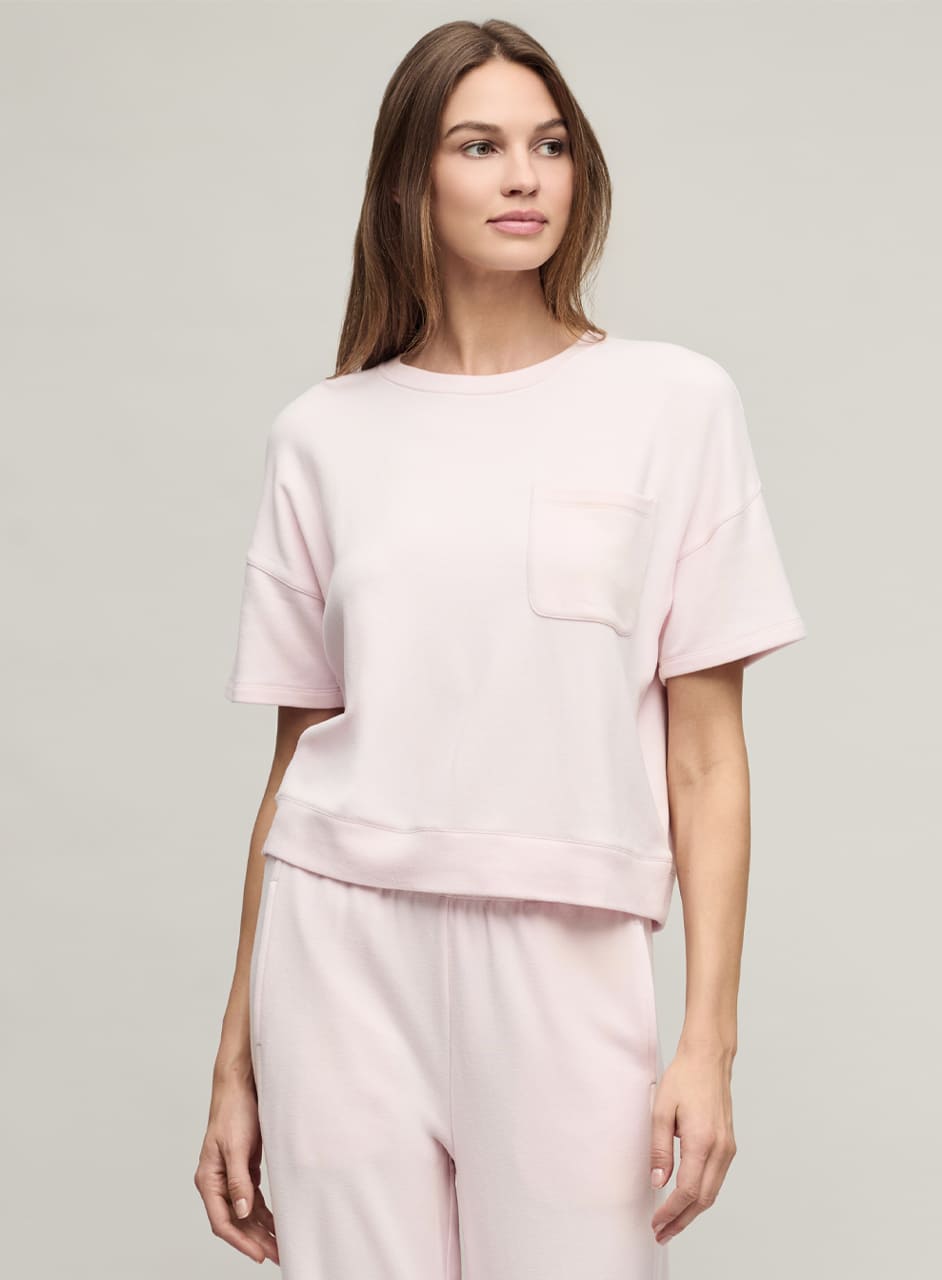 ショートスリーブ ドロップショルダー