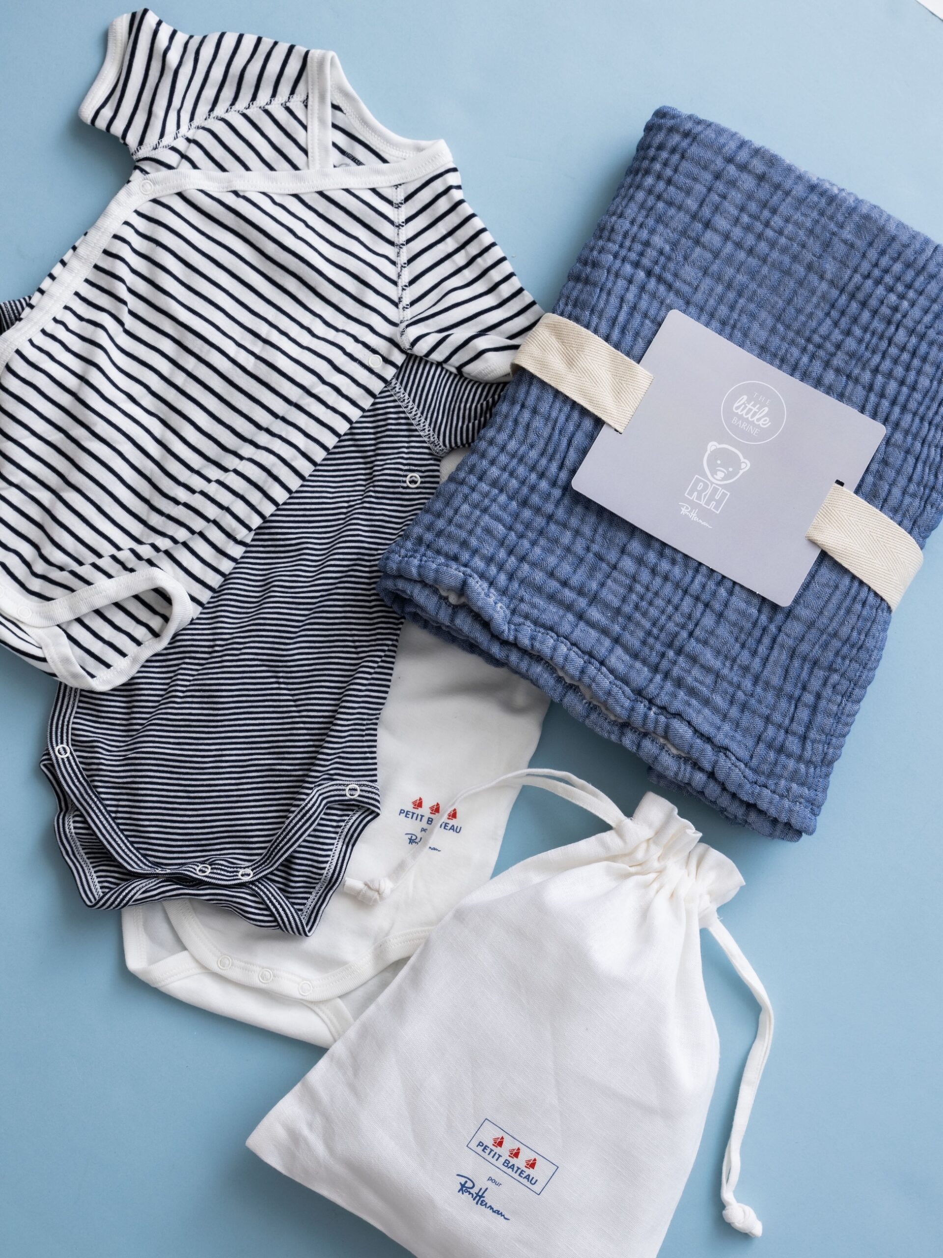 BARiNE for Ron Herman：Baby Blanket_大切なあの人に贈るベビーギフト。Petit BateauやBARiNEなど特別なコラボレーションアイテムからオリジナルまで見逃せないアイテムが登場。_9