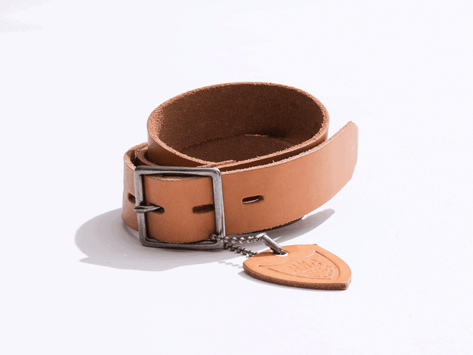 Beige Solid Belt