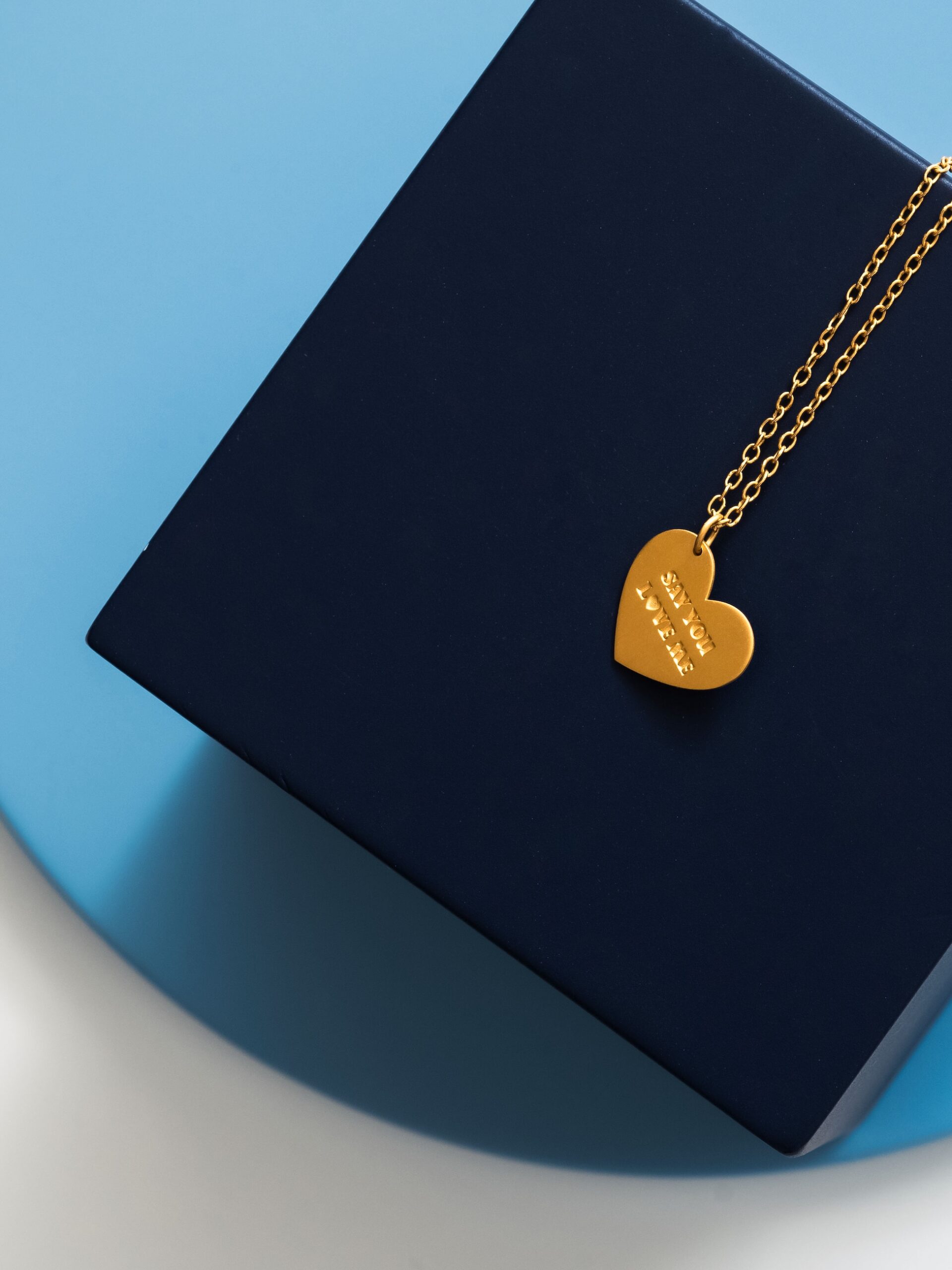 “SAY YOU LOVE ME” Pendant 22KYG / Gold