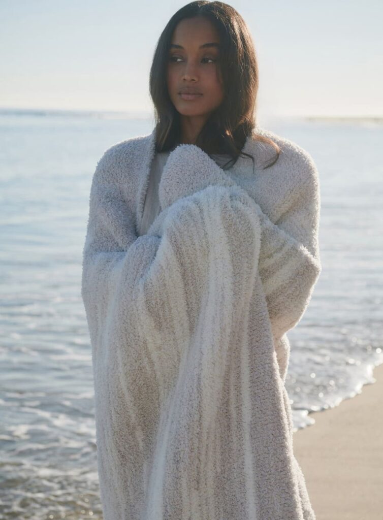 スペースダイ ボーダー スロー コージーシック_【春の新作】ふんわり心ほどけるブランケット_2