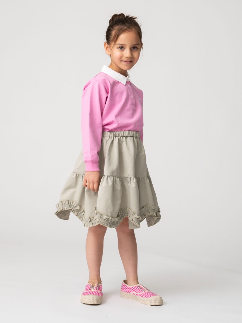 Scalloped Dress（Khaki）